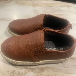 Boys Brown Slide on loafers
